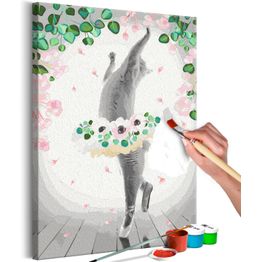 DIY-taulu Artgeist Cat Ballerina, 60x40cm, harmaa
