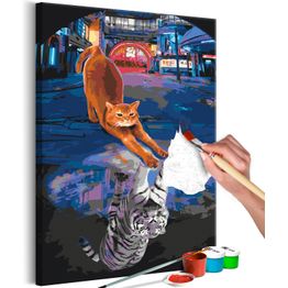 DIY-taulu Artgeist Chinese District, 60x40cm, sininen