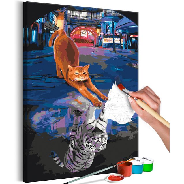DIY kangas maalaus - Chinese District