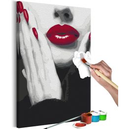 DIY-taulu Artgeist Classy Woman, 60x40cm, musta