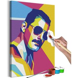 DIY-taulu Artgeist Colourful Freddie, 60x40cm, keltainen