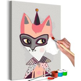 DIY-taulu Artgeist Costume Party, 60x40cm, harmaa