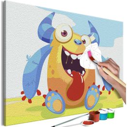 DIY-taulu Artgeist Cute Monster, 40x60cm, monivärinen