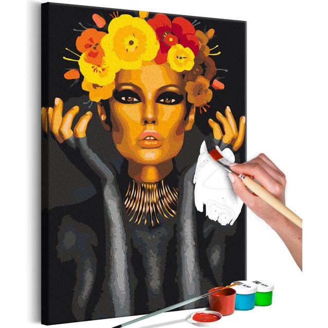 DIY kangas maalaus - Egyptian Goddess