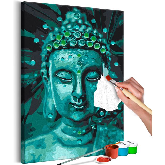 DIY kangas maalaus - Emerald Buddha