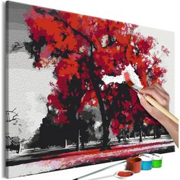 DIY-taulu Artgeist Expressive Tree, 40x60cm, monivärinen