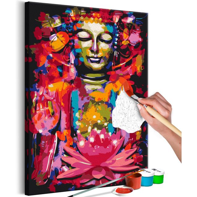 DIY kangas maalaus - Feng Shui Buddha
