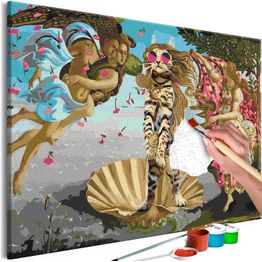 DIY-taulu Artgeist Furry Venus, 40x60cm, vihreä