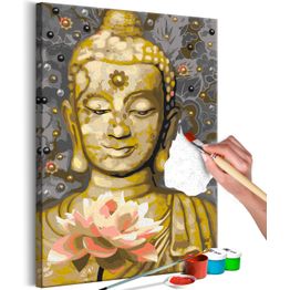 DIY-taulu Artgeist Golden Statue, 60x40cm, monivärinen