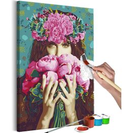 DIY-taulu Artgeist Green-Eyed Woman, 60x40cm, monivärinen