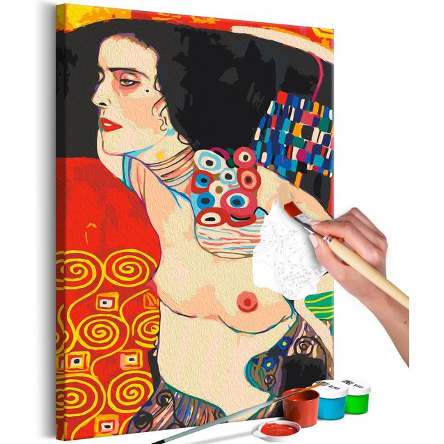 DIY kangas maalaus - Gustav Klimt: Judith II