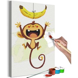DIY-taulu Artgeist Hungry Monkey, 60x40cm, monivärinen