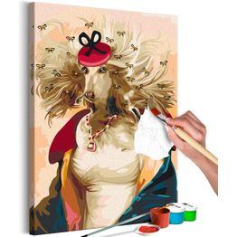 DIY-taulu Artgeist Lady Afghan, 60x40cm, beige