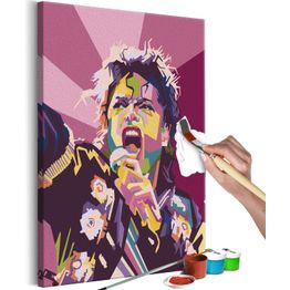DIY-taulu Artgeist Michael Jackson, 60x40cm, vaaleanpunainen