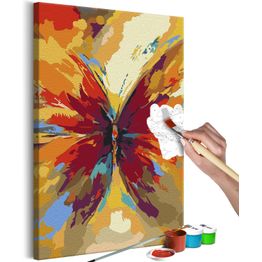 DIY-taulu Artgeist Multicolored Butterfly, 60x40cm, monivärinen