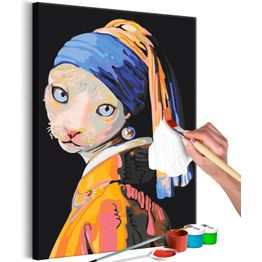 DIY-taulu Artgeist Netherland Cat, 60x40cm, monivärinen