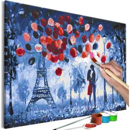 DIY-taulu Artgeist Night in Paris, 40x60cm, sininen