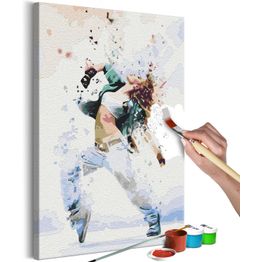 DIY-taulu Artgeist On the Dancefloor, 60x40cm, valkoinen