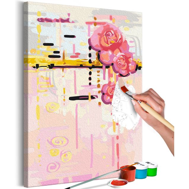 DIY kangas maalaus - Pink Secrets