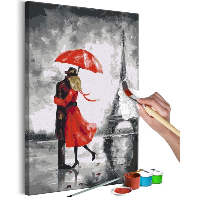 DIY kangas maalaus - Under the Umbrella