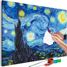 DIY-taulu Artgeist Van Gogh's Starry Night, 40x60cm, sininen