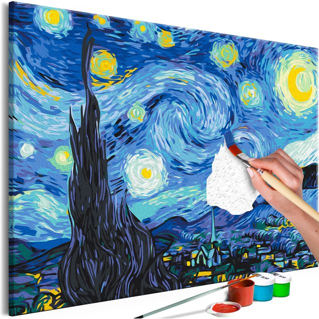 DIY kangas maalaus - Van Gogh's Starry Night