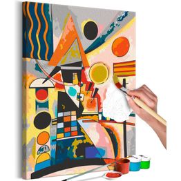 DIY-taulu Artgeist Vasily Kandinsky: Swinging, 60x40cm, sininen