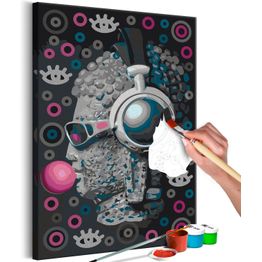 DIY-taulu Artgeist Zen Music, 60x40cm, musta