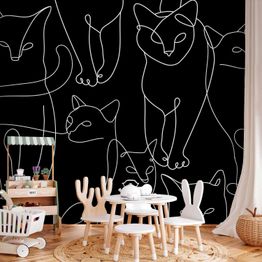 Kuvatapetti Artgeist Cat Habits - First Variant, eri vaihtoehtoja