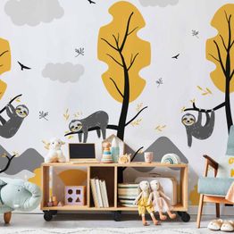 Kuvatapetti Artgeist Cute Sloths, eri vaihtoehtoja