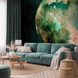 Kuvatapetti Artgeist Green Pangea, eri vaihtoehtoja
