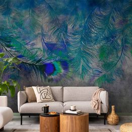Kuvatapetti Artgeist Peacock Feathers, eri vaihtoehtoja