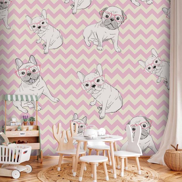 CONFIGURABLE PÄÄTUOTE - Valokuvatapetti - Sweet Puppies 11728
