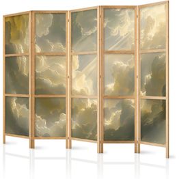 Japanilainen sermi Artgeist Enchanting Play of Colors Against a Backdrop of Clouds, 172x225cm, monivärinen