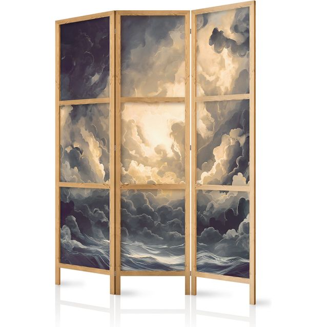 CONFIGURABLE PÄÄTUOTE - Japanilainen sermi - Epic Light Play: The Sun Battling for Dominance Over the Clouds 12529