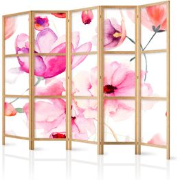 Japanilainen sermi Artgeist Floral Bliss II, 172x225cm, valkoinen