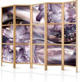 Japanilainen sermi Artgeist Lilies on a Wave, 172x225cm, monivärinen