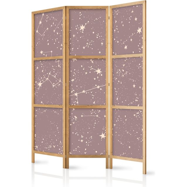 CONFIGURABLE PÄÄTUOTE - Japanilainen sermi - Night Sky - Artistic Constellations and Stars in Pastel Shades 34095