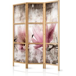 Japanilainen sermi Artgeist Retro Magnolias I, 172x135cm, harmaa