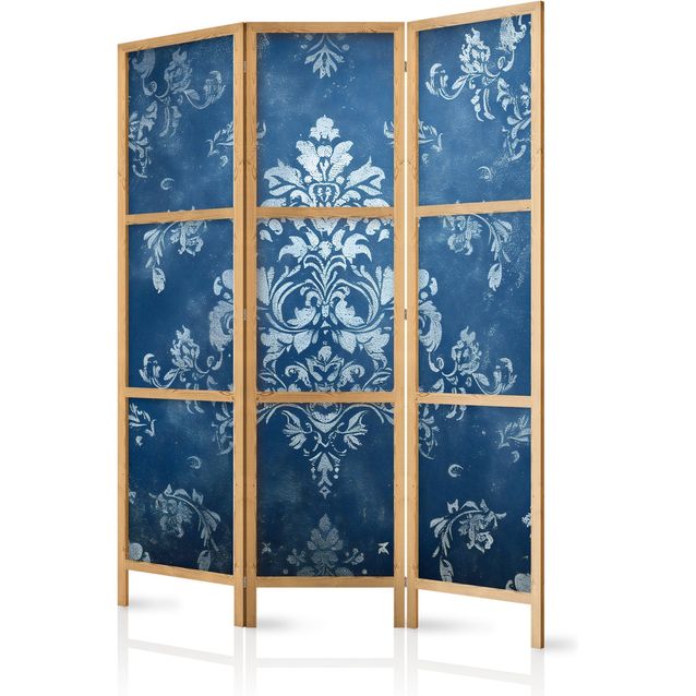 CONFIGURABLE PÄÄTUOTE - Japanilainen sermi - Retro Ornament -  Decorative Motif in Worn Blues 05739