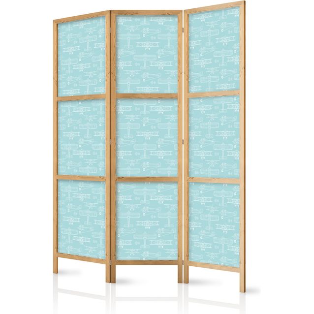 CONFIGURABLE PÄÄTUOTE - Japanilainen sermi - Sketch - Outline of an Airplane in White on a Turquoise Background. 31810