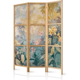 Japanilainen sermi Artgeist Tapestry Pattern with Meadow and Flowers - Kilim with a Spring Motif, eri vaihtoehtoja