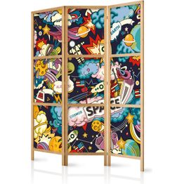Japanilainen sermi Artgeist Teenager's Space I, 172x135cm, sininen