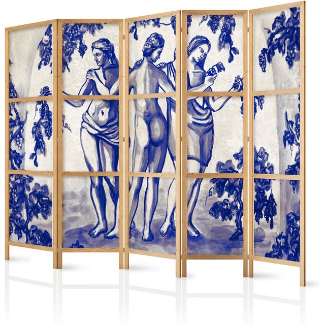 Japanilainen sermi - The Three Graces - Women Among Vineyards Inspired by Ancient Painting