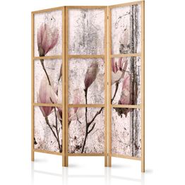 Japanilainen sermi Artgeist Vintage Magnolias I, 172x135cm, harmaa