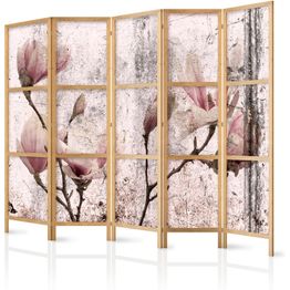Japanilainen sermi Artgeist Vintage Magnolias II, 172x225cm, harmaa
