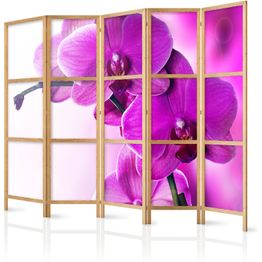 Japanilainen sermi Artgeist Violet Orchids II, 172x225cm, violetti
