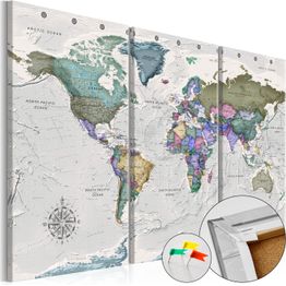 Korkkitaulu Artgeist World Destinations (3 Parts), eri vaihtoehtoja