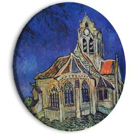 Pyöreä taulu Artgeist The Church at Auvers (Vincent van Gogh), eri vaihtoehtoja