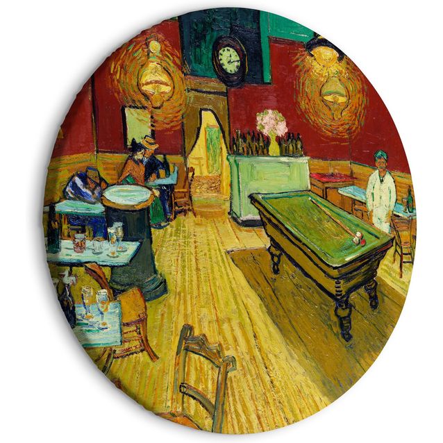 CONFIGURABLE PÄÄTUOTE - Pyöreä taulu - The Night Café (Vincent van Gogh) 26088